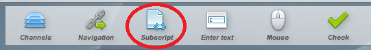 subscript action