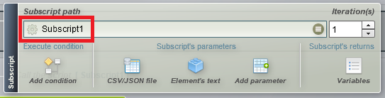 enter the name of the script
