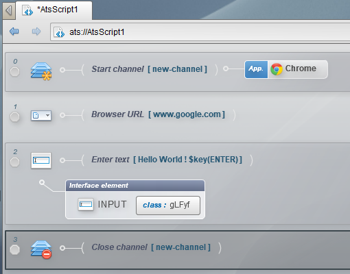 Close channel action