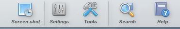 settings button in editor