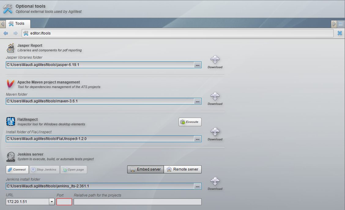 tools page