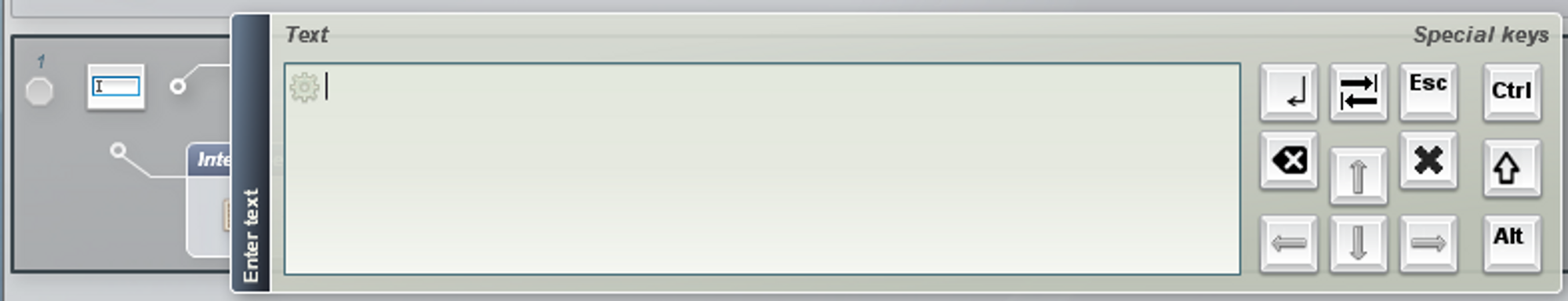 text input