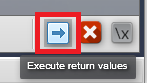 execute return values button