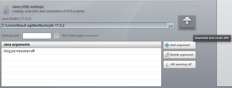 download button