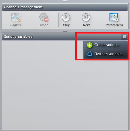 create variable