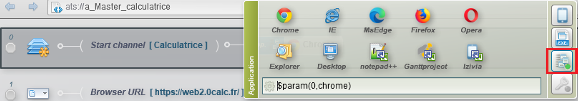 performance button