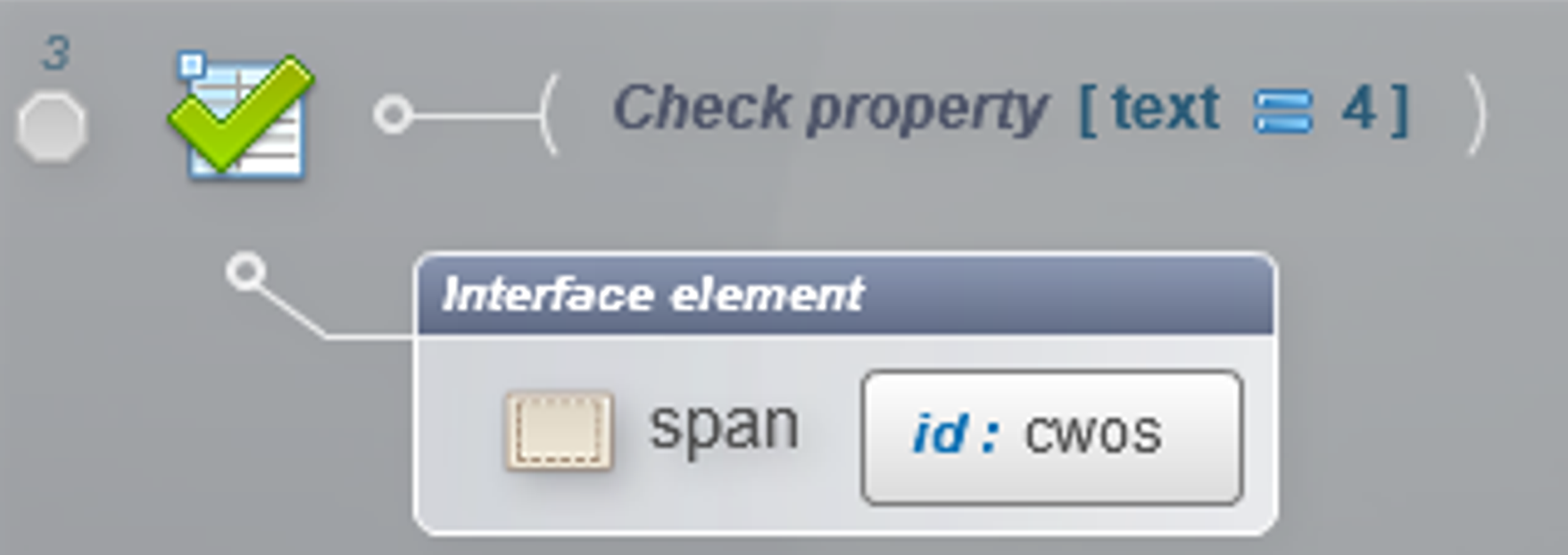 check property action