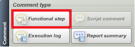 functional step button