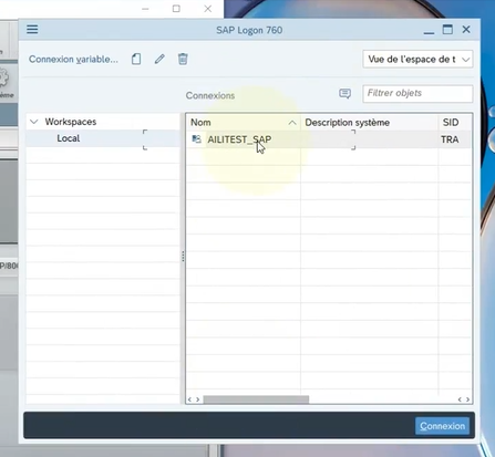 SAP logon