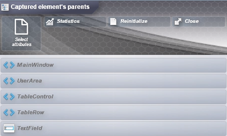 Captured element's parents