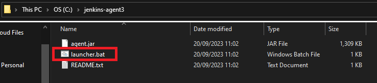 launcher bat file