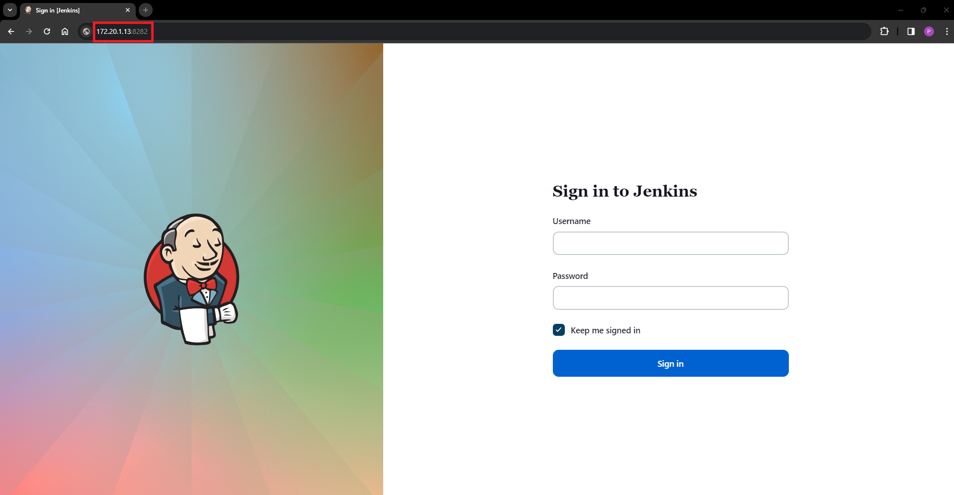 jenkins page