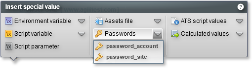 passwords values