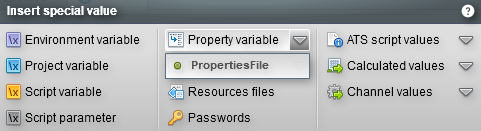 property file in special values
