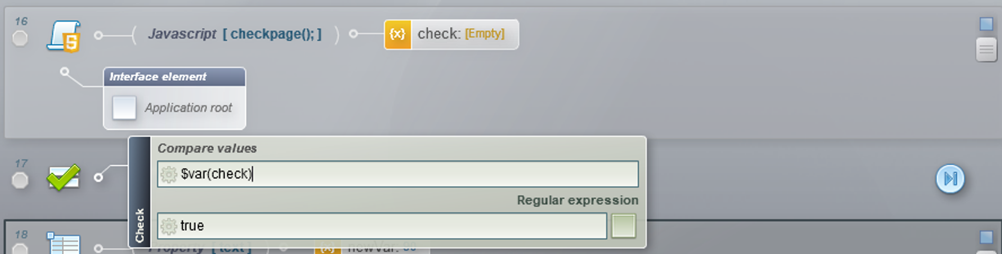 return variable