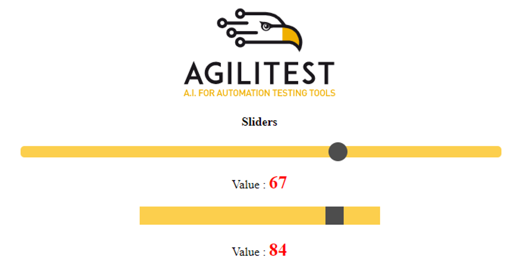 2 cursors with a different value