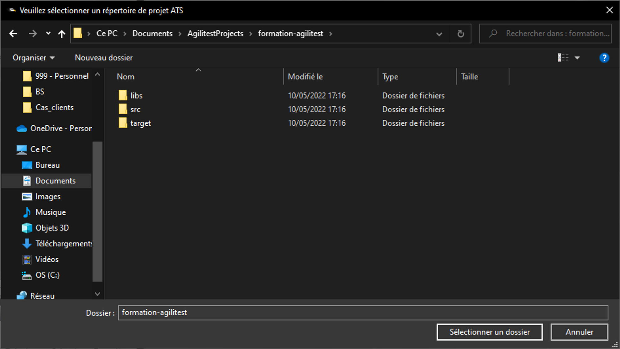 project explorer