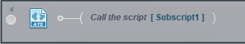 call the script action